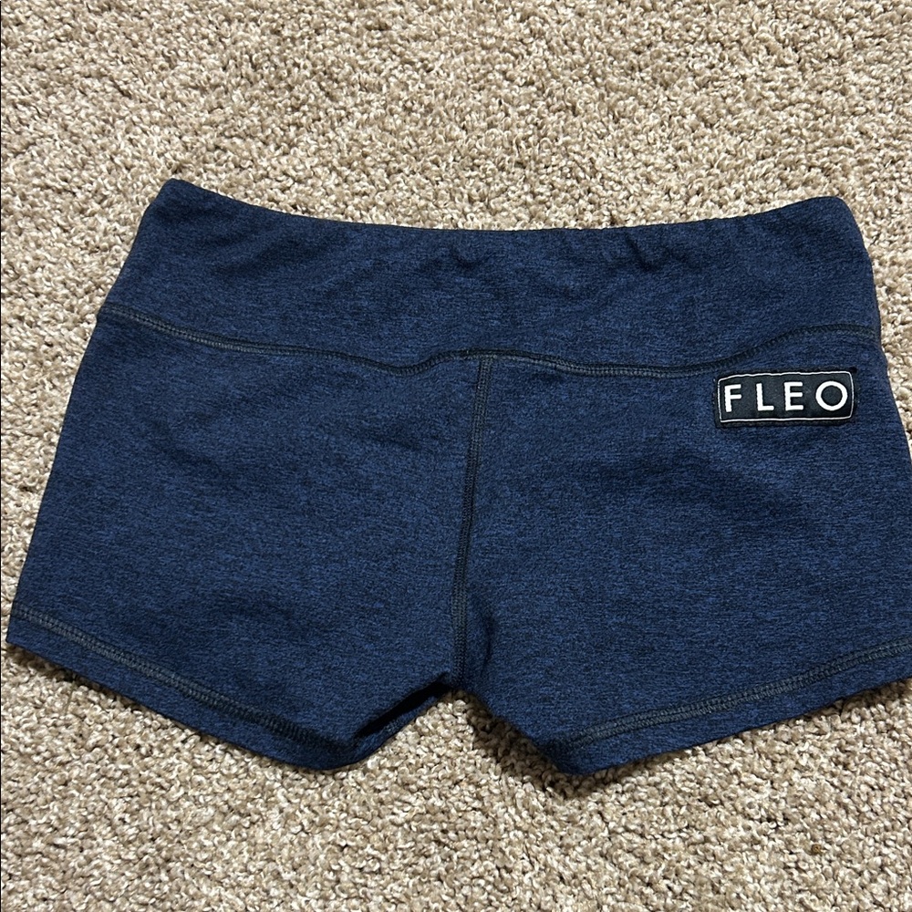 Fleo Women's Deep Blue Athletic Shorts
